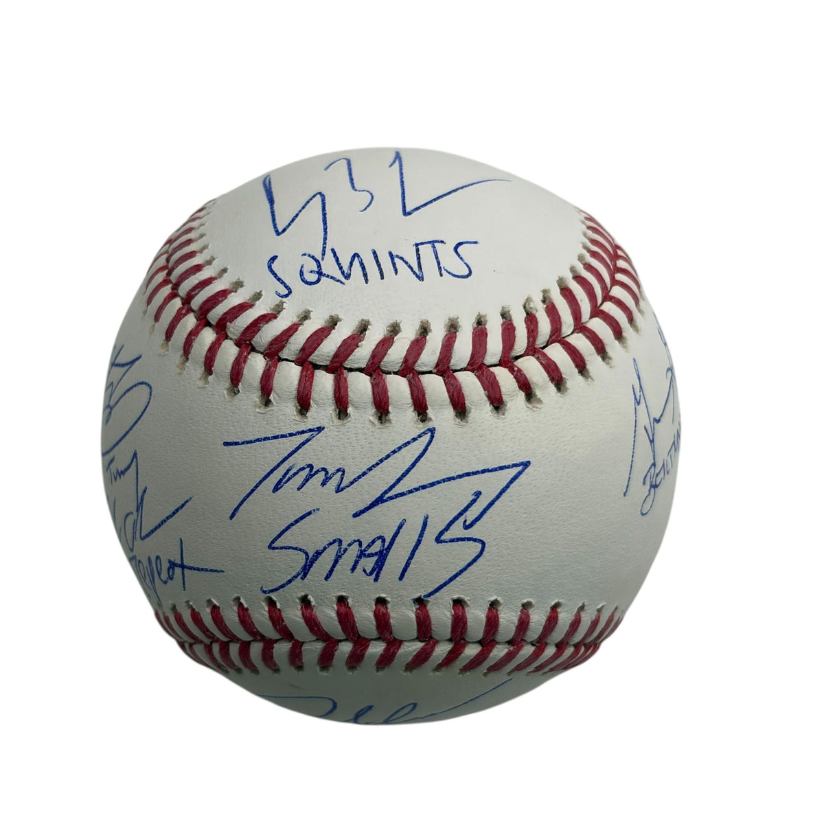 Autographed/Signed The Sandlot Movie 8x Cast Member Sigs Rawlings Official Major League Baseball Beckett BAS COA