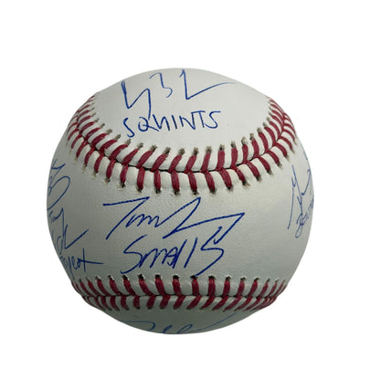 Autographed/Signed The Sandlot Movie 8x Cast Member Sigs Rawlings Official Major League Baseball Beckett BAS COA