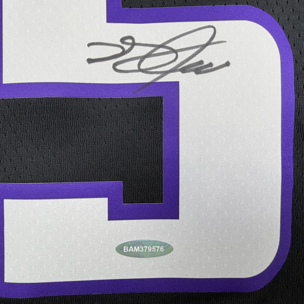 Autographed/Signed De'Aaron Fox Sacramento Kings Authentic Black Basketball Jersey Upper Deck UDA COA