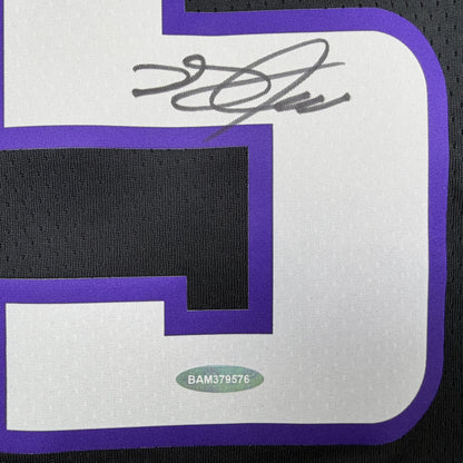 Autographed/Signed De'Aaron Fox Sacramento Kings Authentic Black Basketball Jersey Upper Deck UDA COA