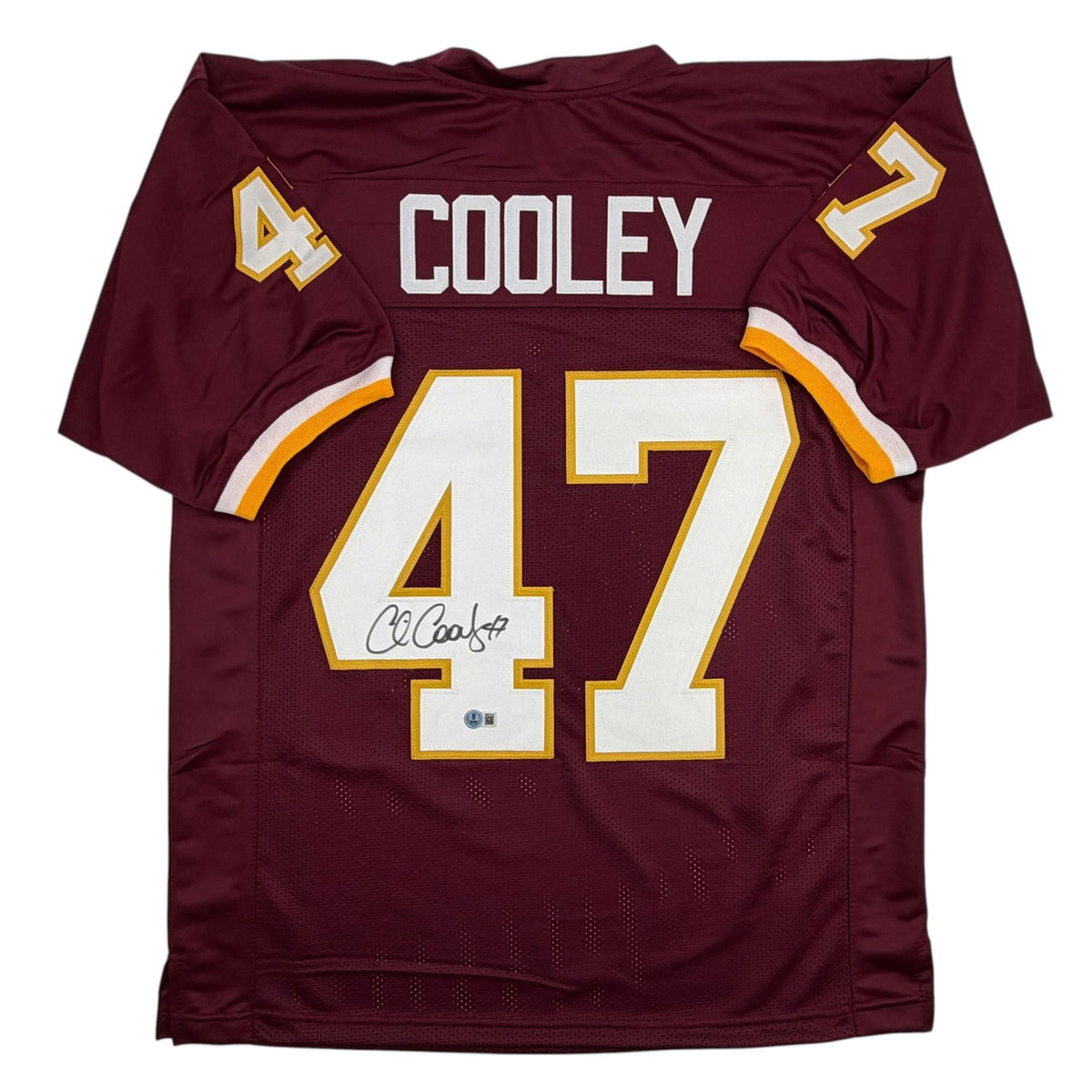 Autographed/Signed Chris Cooley Washington Maroon Football Jersey Beckett BAS COA