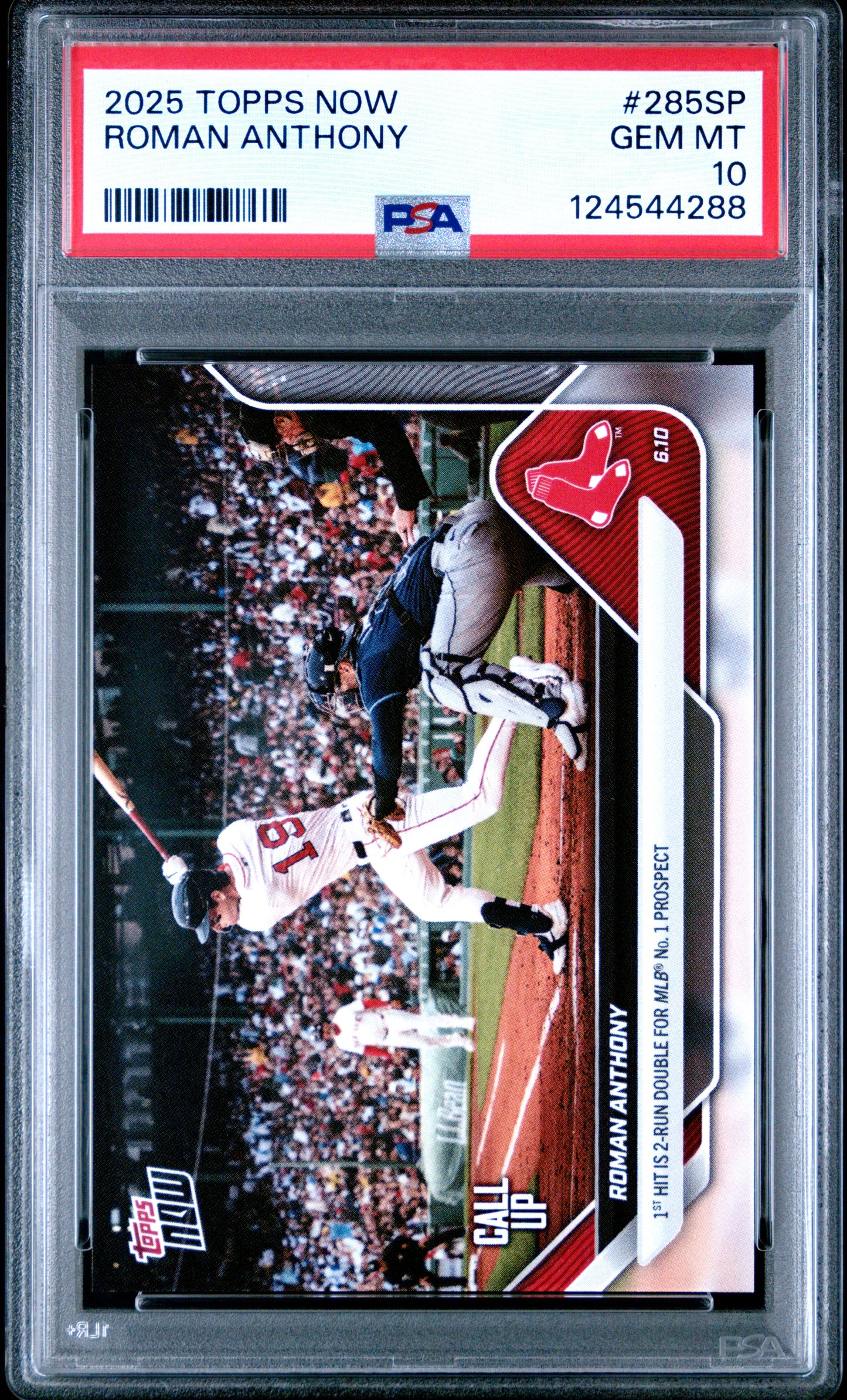 Graded 2025 Topps Now Roman Anthony #285SP Rookie RC Baseball Card PSA 10 Gem Mint
