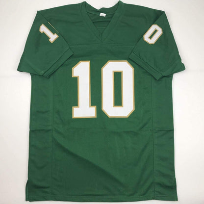 Autographed/Signed Robert Griffin III Baylor Green College Football Jersey JSA COA