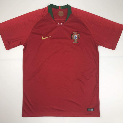 Autographed/Signed Cristiano Ronaldo Portugal Red World Cup Soccer Futbol Jersey Fanatics COA