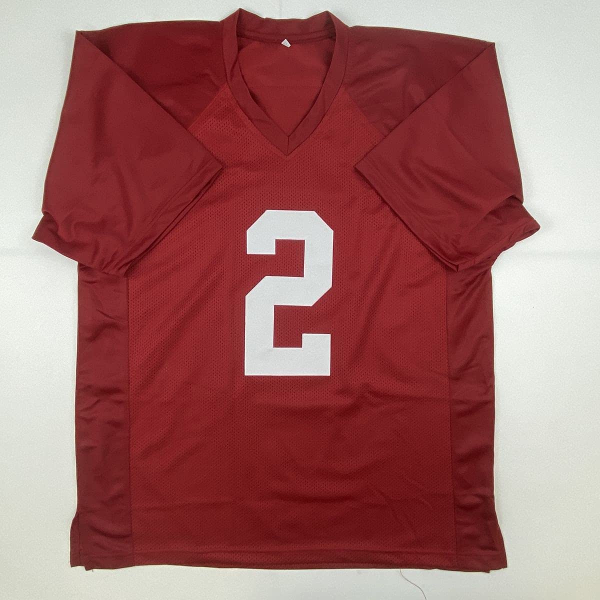 Autographed/Signed Patrick Surtain II Alabama Red College Football Jersey JSA COA