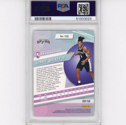 Graded 2018-19 Panini Revolution Lonnie Walker IV #125 Chinese New Year Rookie RC Basketball Card PSA 10 Gem Mint