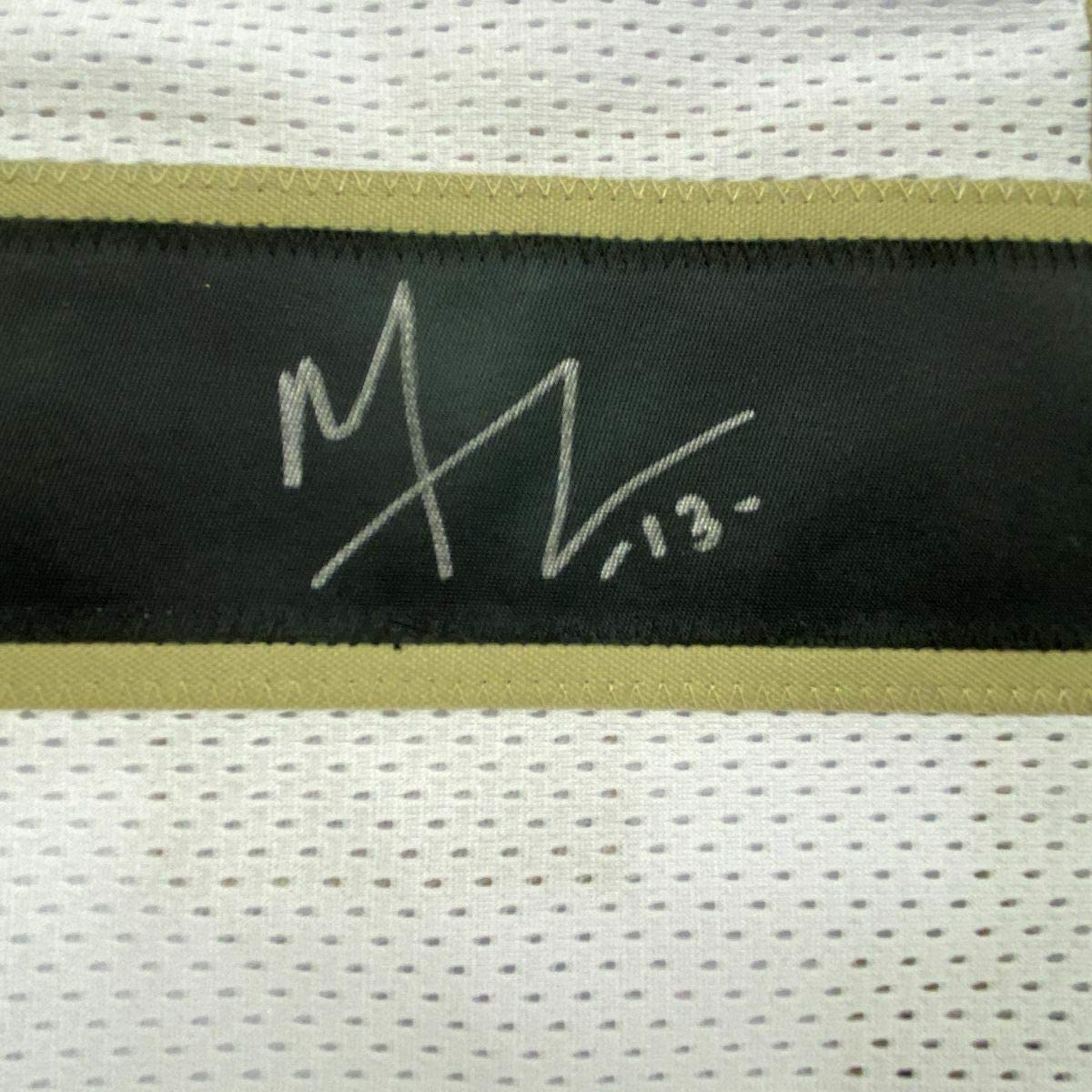 Framed Autographed/Signed Michael Thomas 33x42 New Orleans White Football Jersey JSA COA