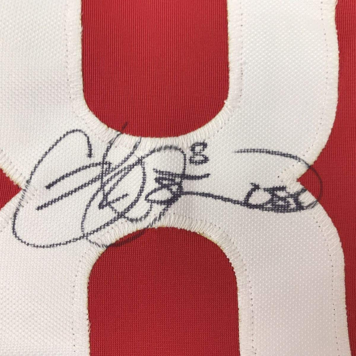 Framed Autographed/Signed Cat Osterman USA 33x42 United States Red Team Softball Jersey JSA COA