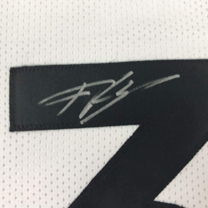 Framed Autographed/Signed Giannis Antetokounmpo 33x42 Greek Greece White Basketball Jersey PSA/DNA COA