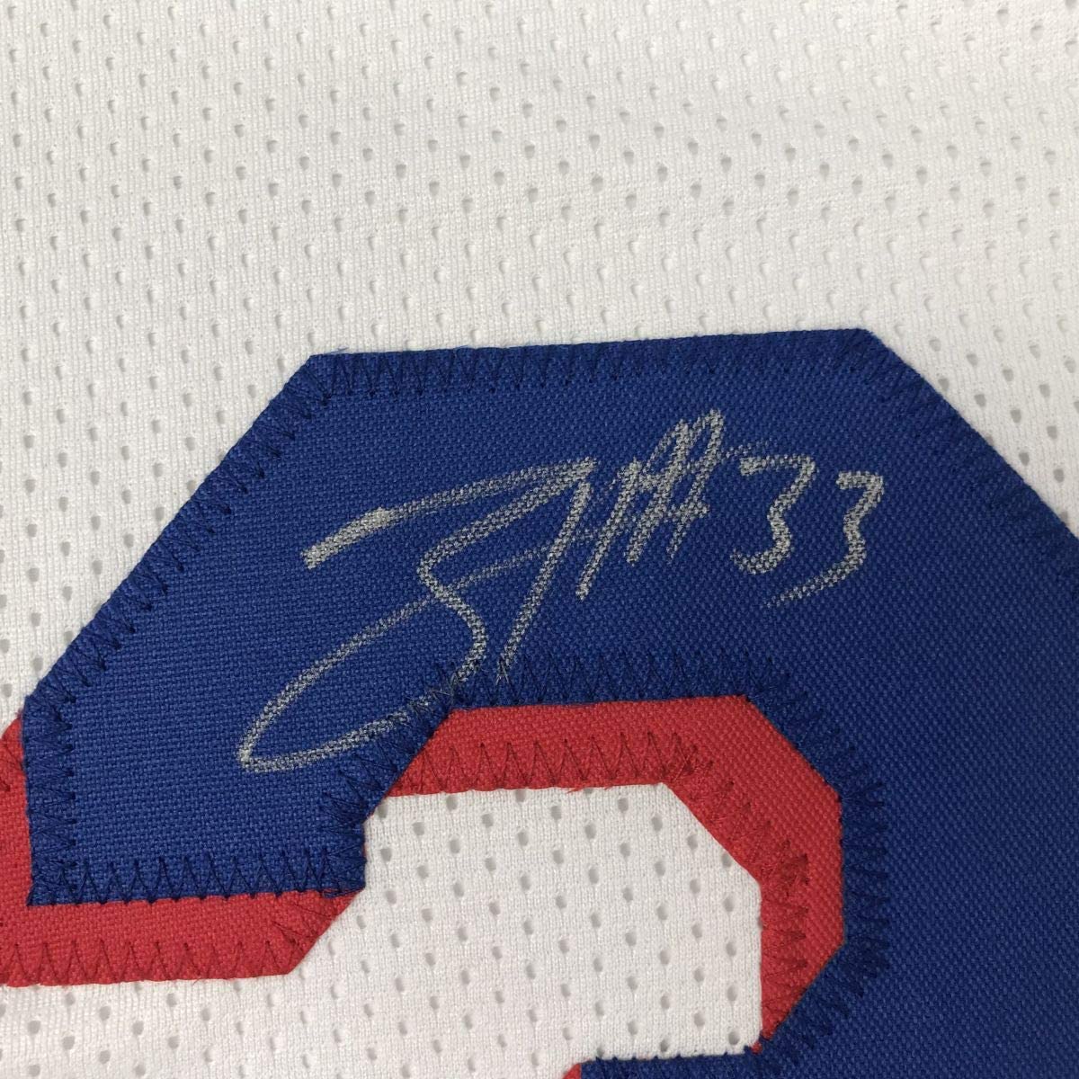 Autographed/Signed Tobias Harris Philadelphia White Basketball Jersey JSA COA