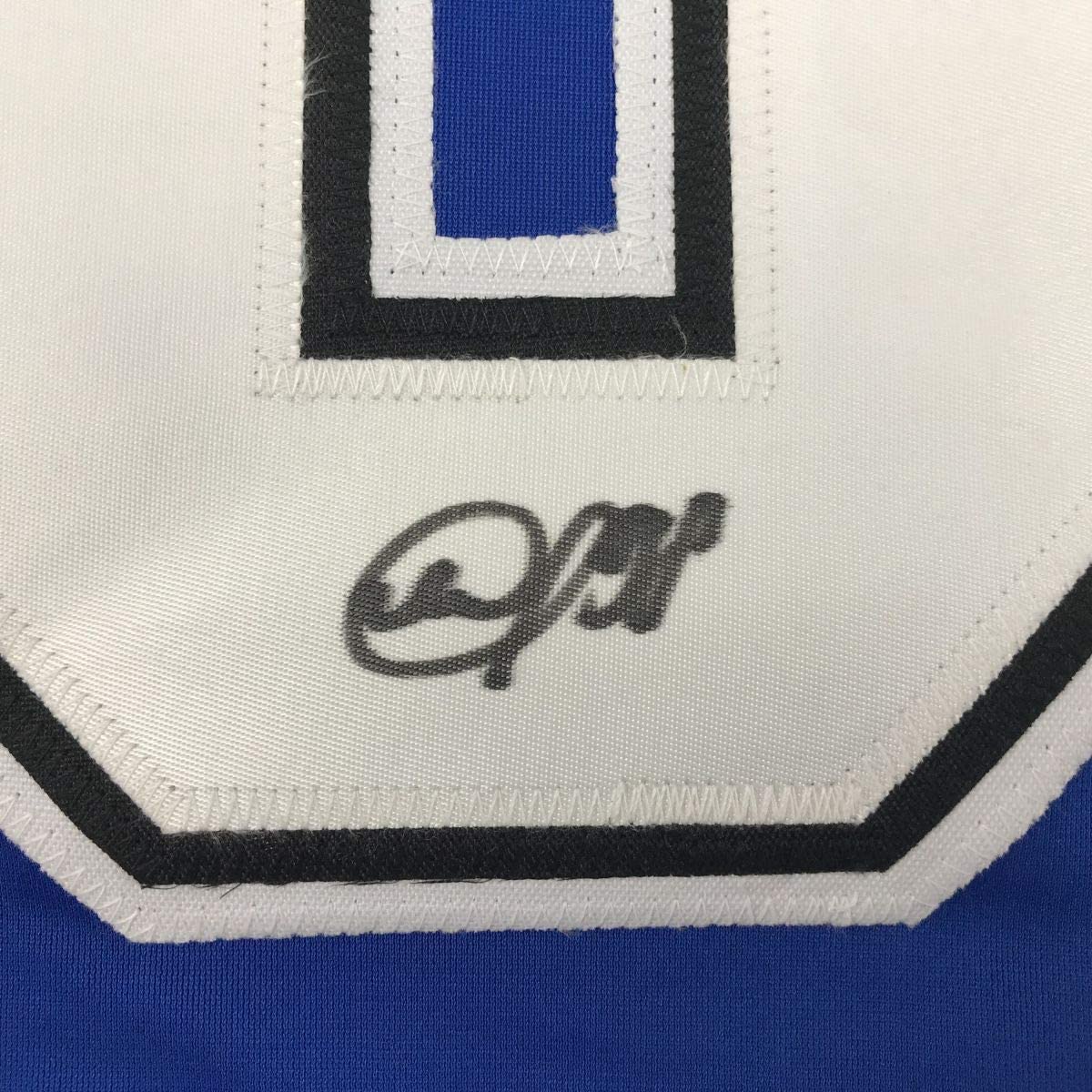 Autographed/Signed Mikhail Sergachev Tampa Bay Blue Hockey Jersey PSA/DNA COA