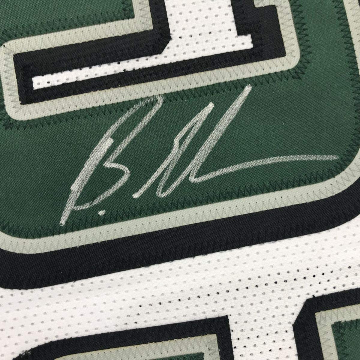 Framed Autographed/Signed Brandon Graham 33x42 Philadelphia White Football Jersey JSA COA