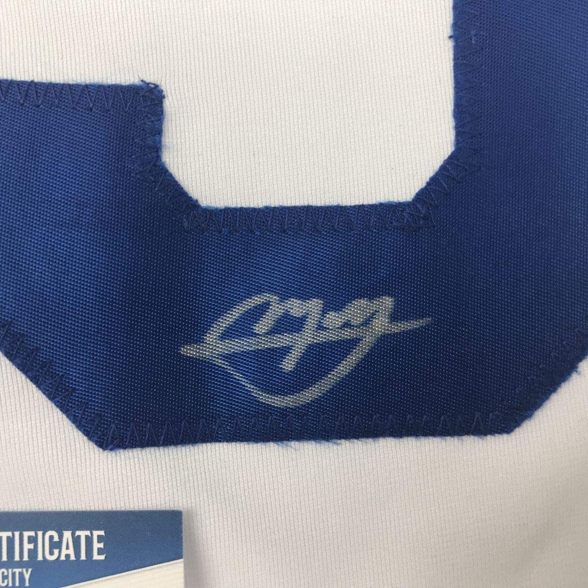 Framed Autographed/Signed Manny Machado 33x42 San Diego White Baseball Jersey Beckett BAS COA