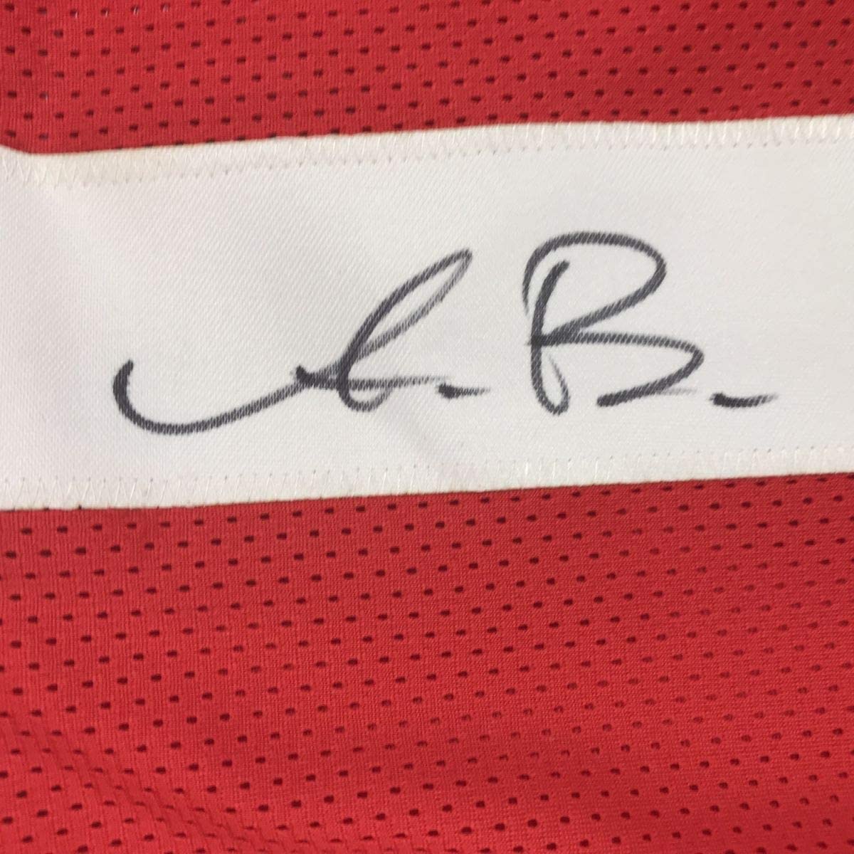 Framed Autographed/Signed AJ A.J. Brown 33x42 Ole Miss Red College Football Jersey JSA COA