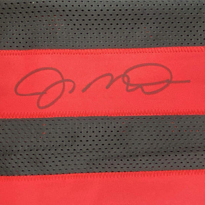 Autographed/Signed Joe Montana San Francisco Black Football Jersey JSA COA