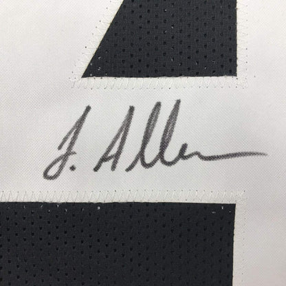 Framed Autographed/Signed Josh Allen 33x42 Jacksonville Black Football Jersey JSA COA