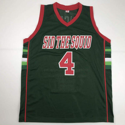 Autographed/Signed Sidney Moncrief Milwaukee Green Stat Basketball Jersey PSA/DNA COA