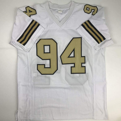 Autographed/Signed Cameron Cam Jordan New Orleans Saints Color Rush Football Jersey JSA COA