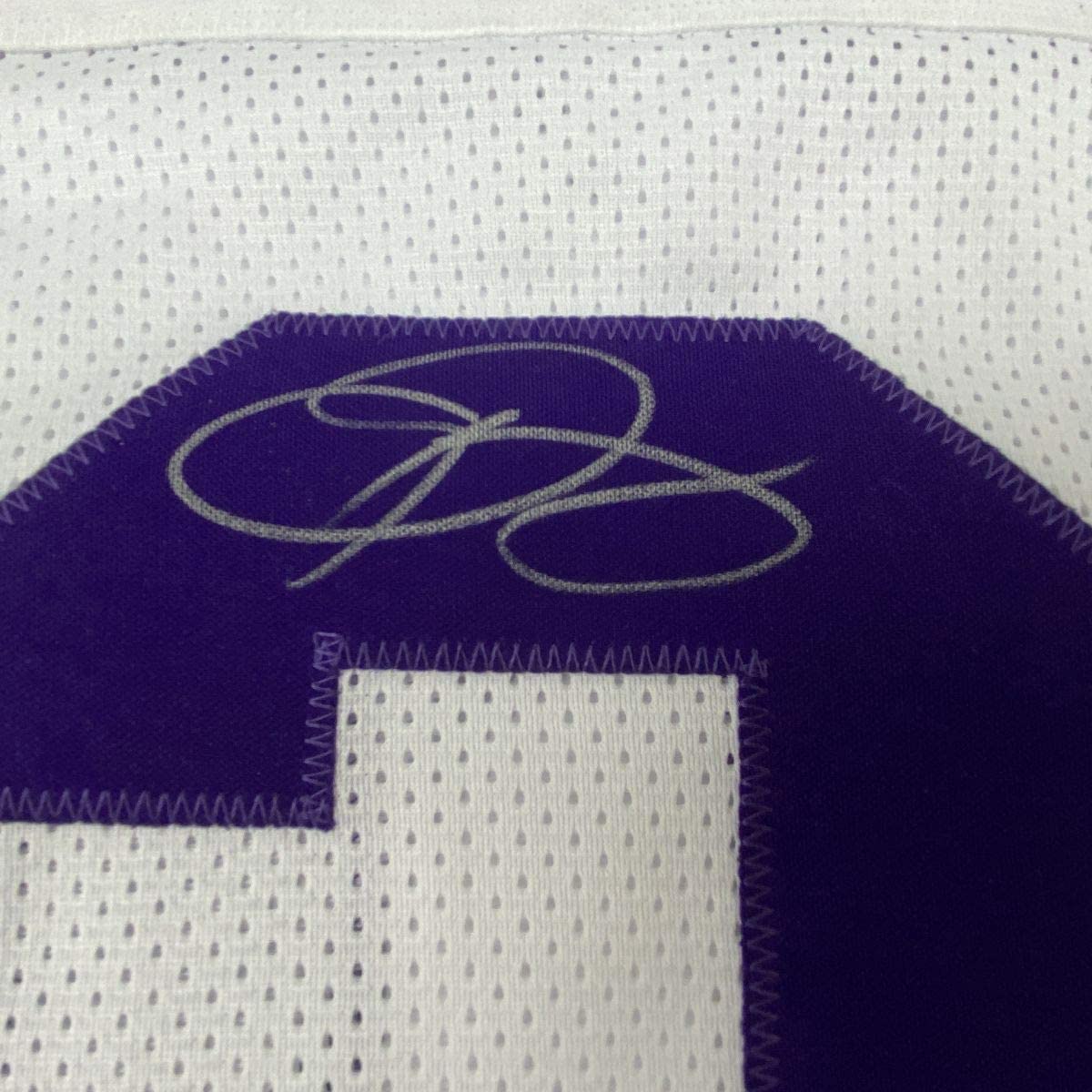 Framed Autographed/Signed Odell Beckham Jr. 33x42 LSU White College Football Jersey JSA COA