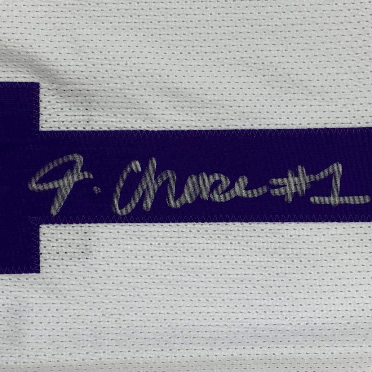 Framed Autographed/Signed Ja'Marr Chase 33x42 LSU White College Football Jersey Beckett BAS COA