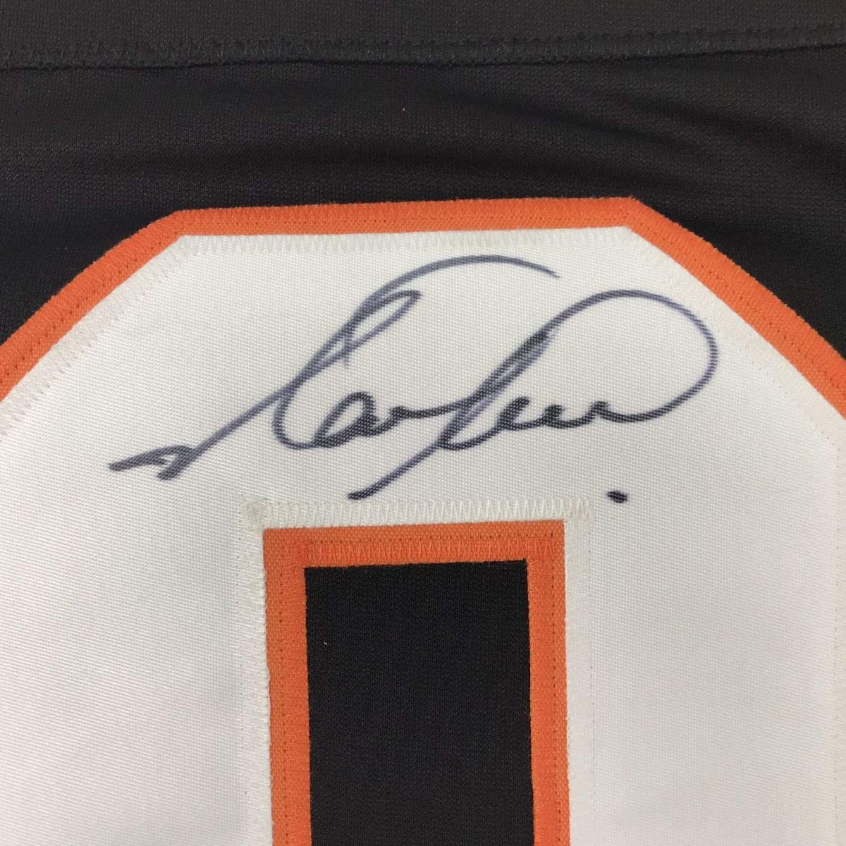 Autographed/Signed Mark Recchi Philadelphia Black Hockey Jersey Beckett BAS COA