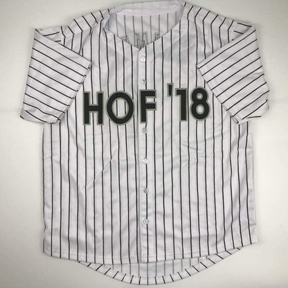 Autographed/Signed Harold Baines 05 WS Champs Chicago Pinstripe Baseball Jersey PSA/DNA COA