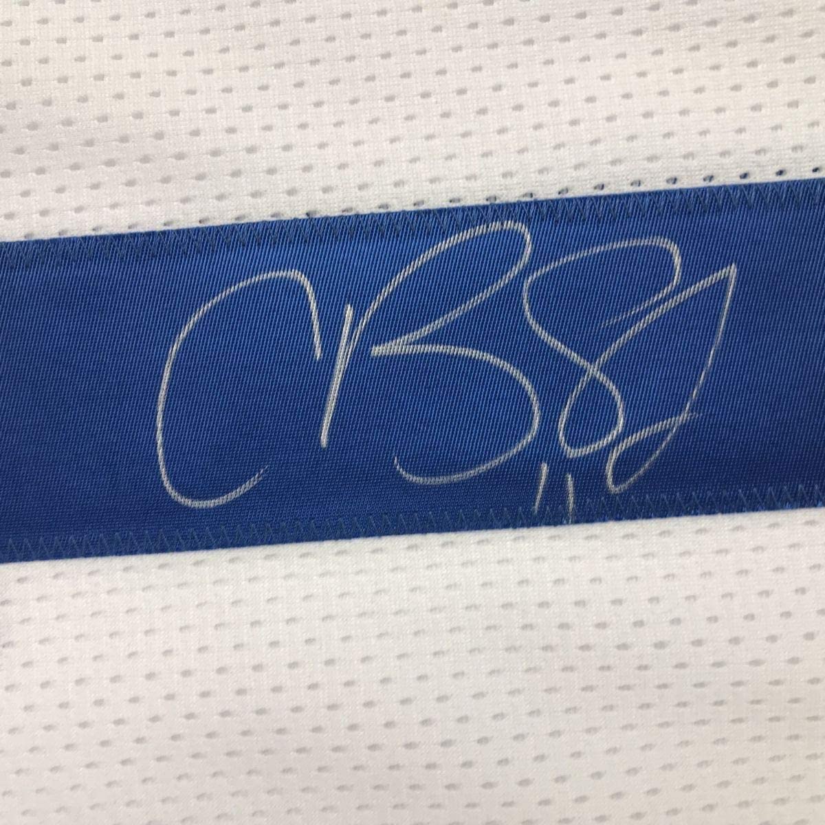 Framed Autographed/Signed Cole Beasley 33x42 Dallas White Football Jersey JSA COA