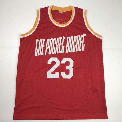 Autographed/Signed Calvin Murphy Houston Red Basketball Jersey PSA/DNA COA