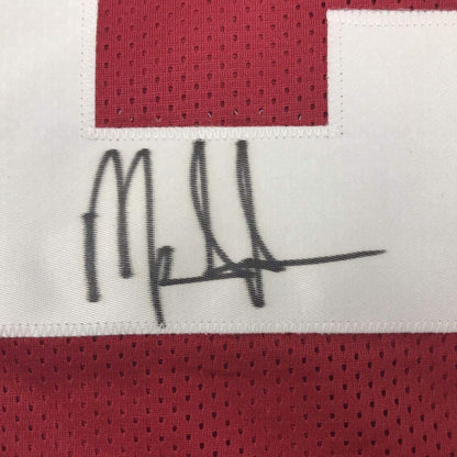 Framed Autographed/Signed Mark Ingram 33x42 Alabama Red College Football Jersey Beckett BAS COA