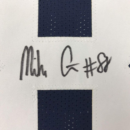 Framed Autographed/Signed Mike Gesicki 33x42 Penn State Blue College Football Jersey JSA COA