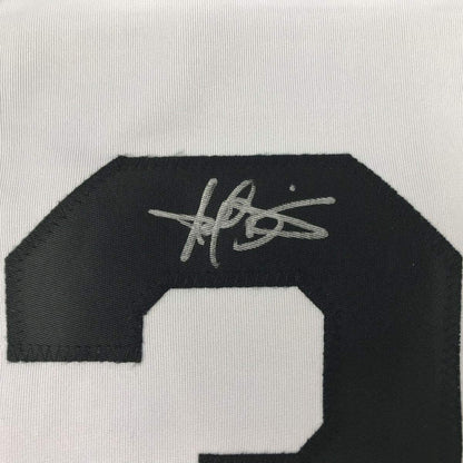 Framed Autographed/Signed Harold Baines 33x42 Chicago White Retro Baseball Jersey Beckett BAS COA