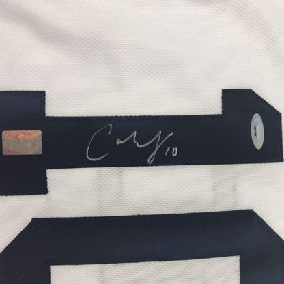 Framed Autographed/Signed Carli Lloyd 33x42 White Soccer Team USA World Cup Jersey Tristar COA