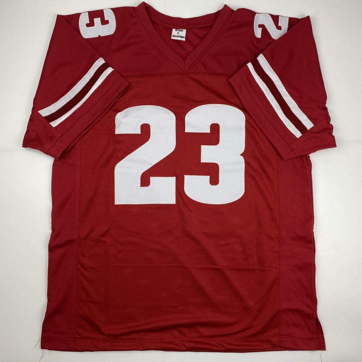 Autographed/Signed Jonathan Taylor Wisconsin Red College Football Jersey JSA COA