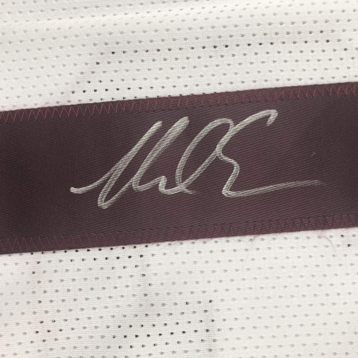 Framed Autographed/Signed Mike Evans 33x42 Texas A&M White College Football Jersey PSA/DNA COA