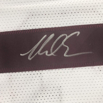 Framed Autographed/Signed Mike Evans 33x42 Texas A&M White College Football Jersey PSA/DNA COA