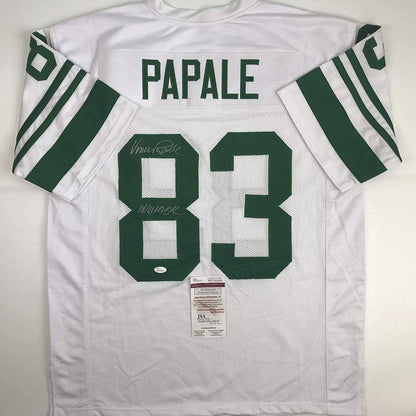 Autographed/Signed Vince Papale"Invincible" Philadelphia White Football Jersey JSA COA