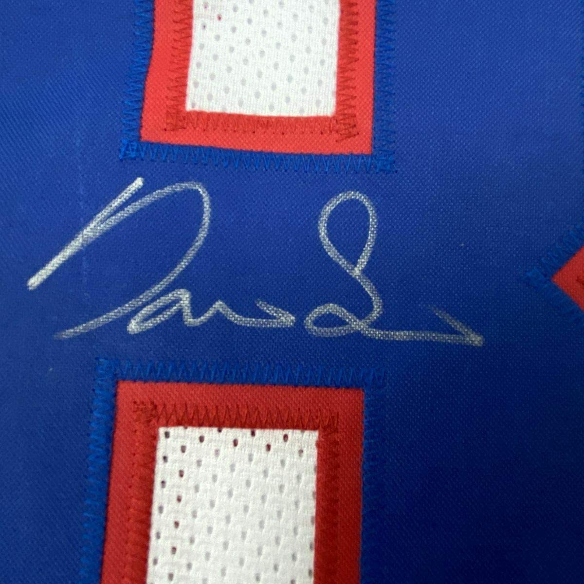 Framed Autographed/Signed Darius Slayton 33x42 New York Color Rush Football Jersey JSA COA