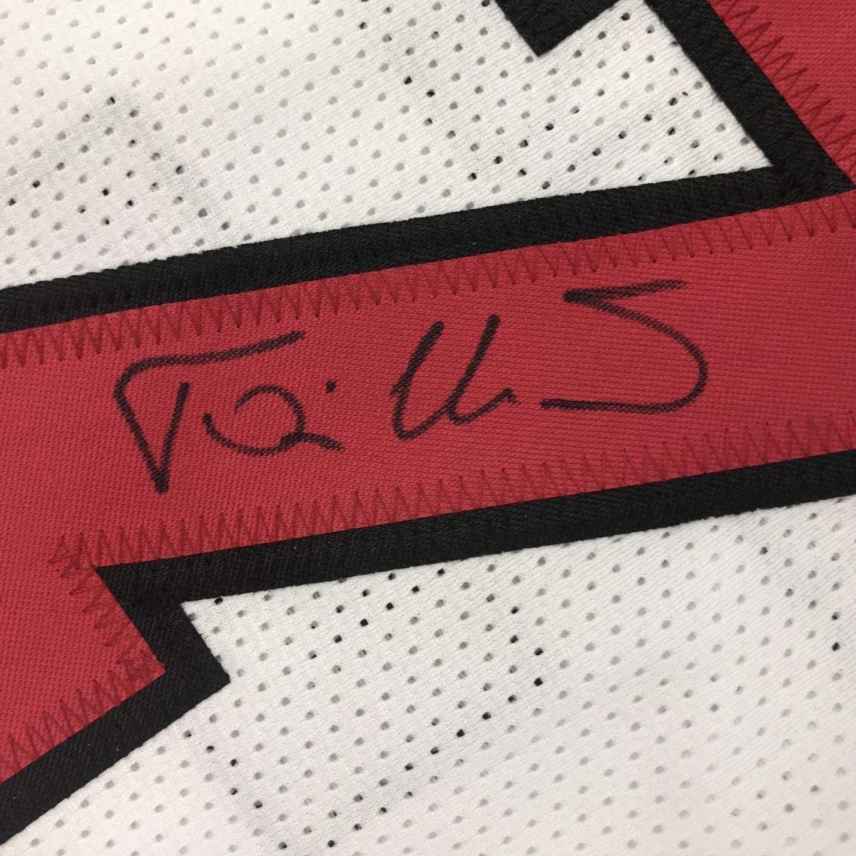 Framed Autographed/Signed Toni Kukoc 33x42 Chicago White Basketball Jersey Beckett BAS COA
