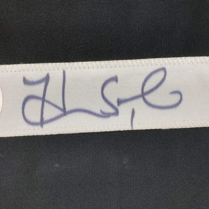 Framed Autographed/Signed Hope Solo 33x42 United States USA Black Soccer Jersey JSA COA