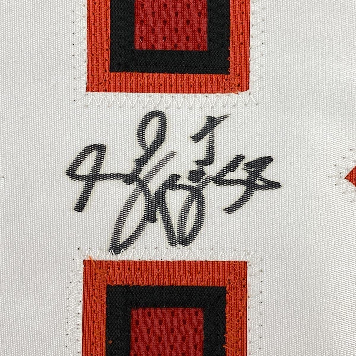 Framed Autographed/Signed Shaquil Shaq Barrett 33x42 Tampa Bay Red Football Jersey PSA/DNA COA