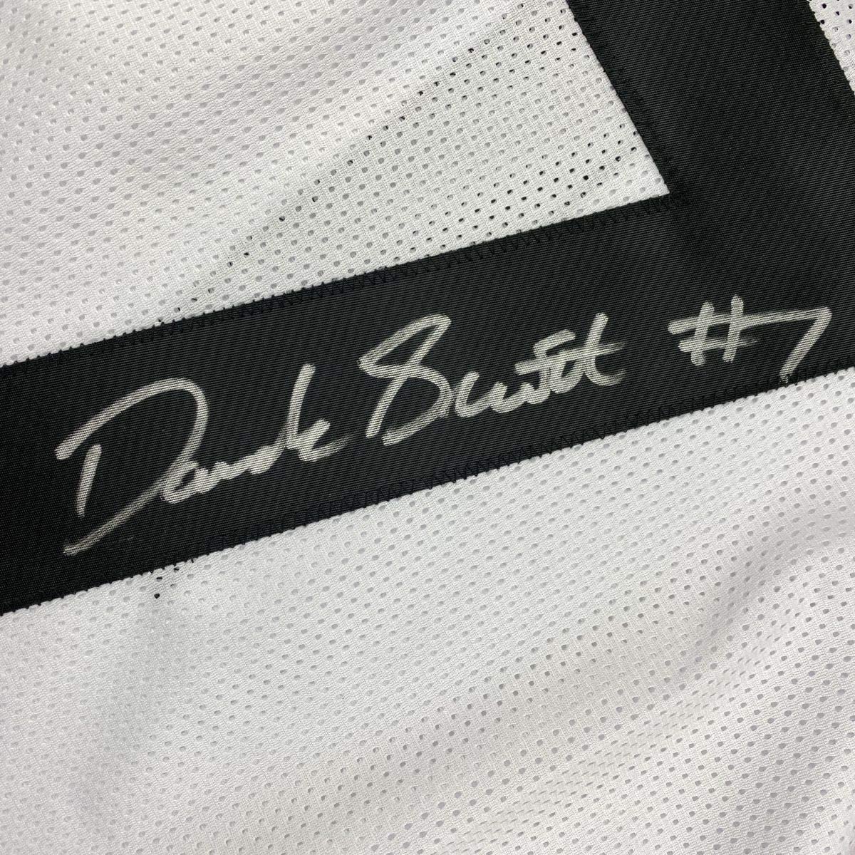 Framed Autographed/Signed D'Andre Swift 33x42 Georgia White College Football Jersey JSA COA