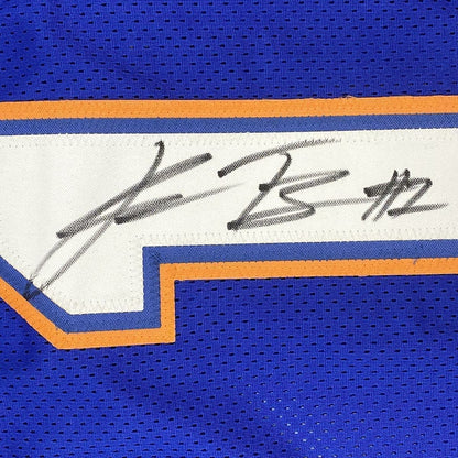 Framed Autographed/Signed Kadarius Toney 33x42 Florida Blue College Football Jersey JSA COA