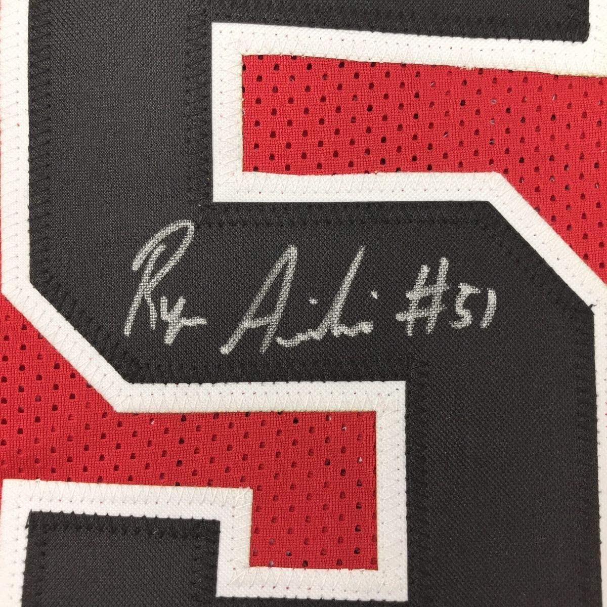 Framed Autographed/Signed Ryan Arcidiacono 33x42 Chicago Red Basketball Jersey JSA COA
