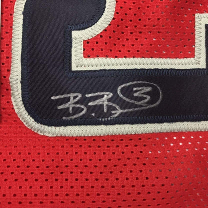 Framed Autographed/Signed Bradley Beal 33x42 Washington Red Basketball Jersey JSA COA
