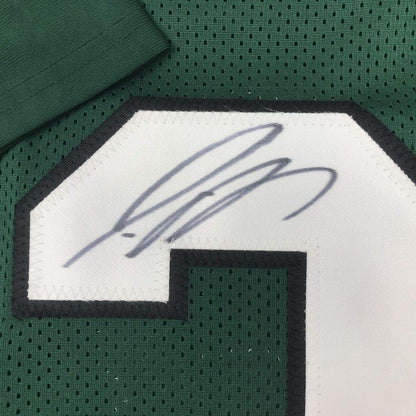 Framed Autographed/Signed Jamal Adams 33x42 New York Green 2019 Football Jersey JSA COA
