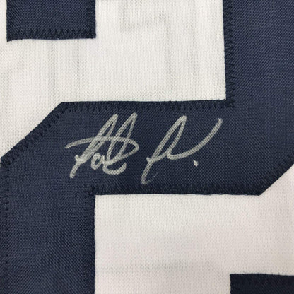 Framed Autographed/Signed Fernando Tatis Jr. 33x42 San Diego White Baseball Jersey JSA COA