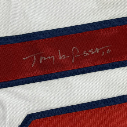Autographed/Signed Tony La Russa St. Louis White Baseball Jersey JSA COA