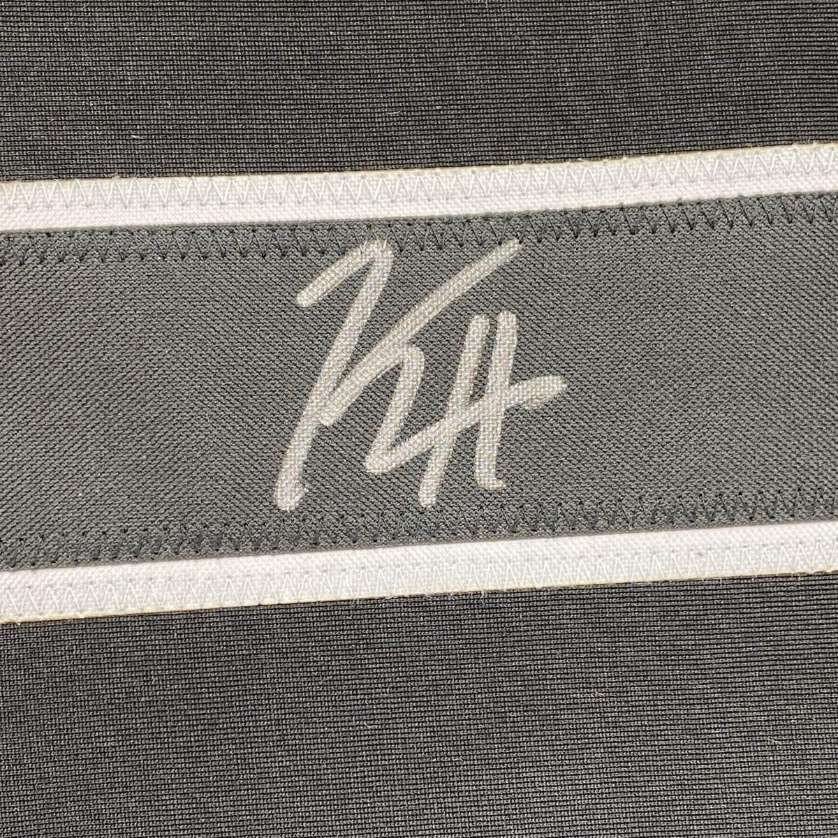 Framed Autographed/Signed Kevin Hayes 33x42 Philadelphia Black Hockey Jersey JSA COA