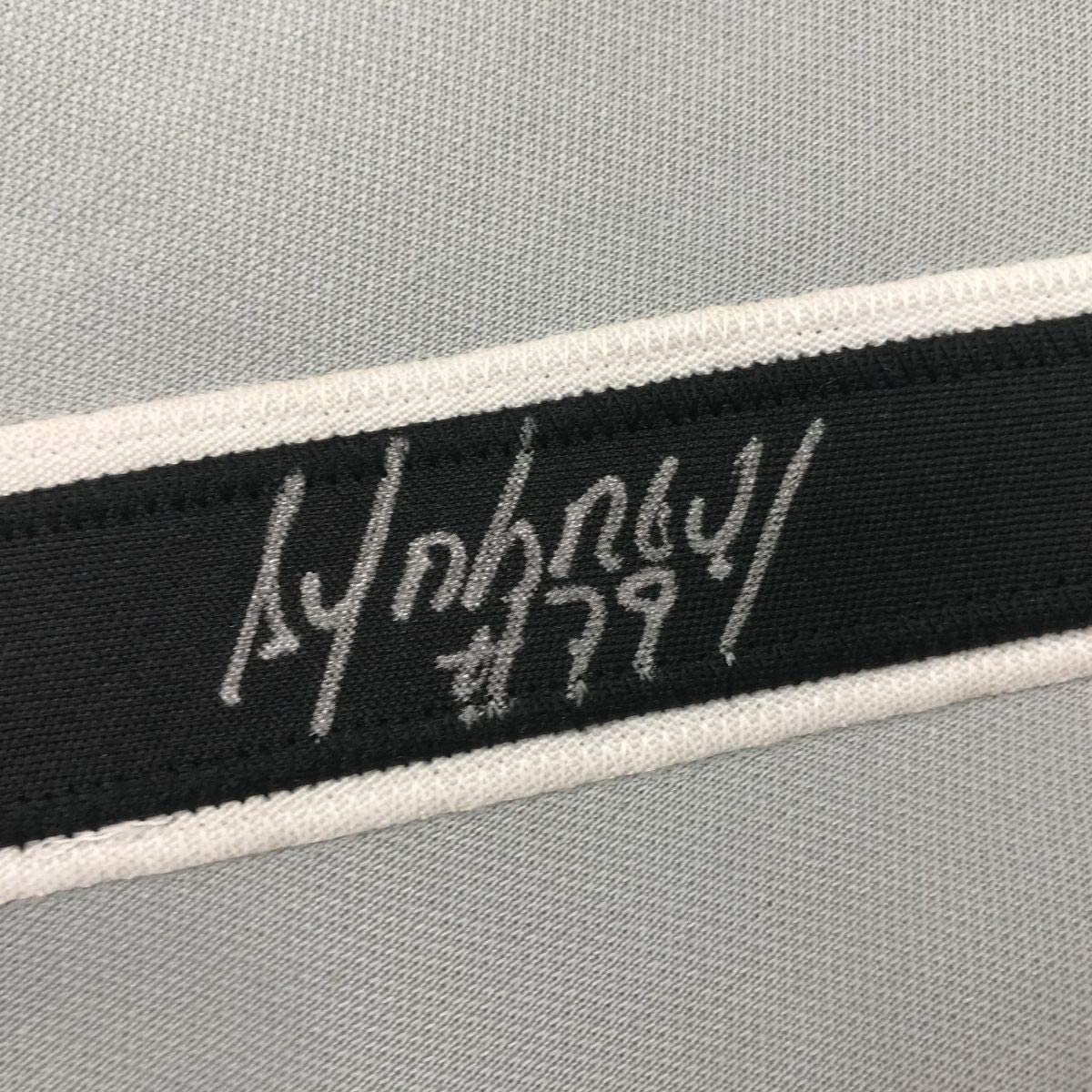 Framed Autographed/Signed Jose Abreu 33x42 Chicago Sox Grey Baseball Jersey PSA/DNA COA