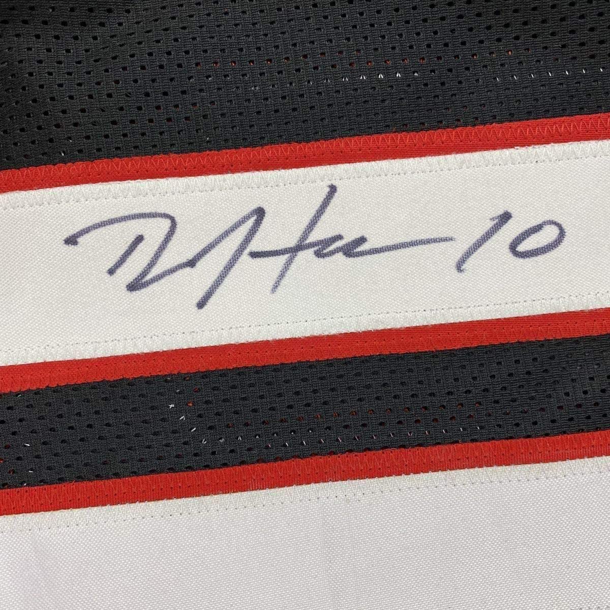 Framed Autographed/Signed DeAndre Hopkins 33x42 Arizona Black Football Jersey JSA COA